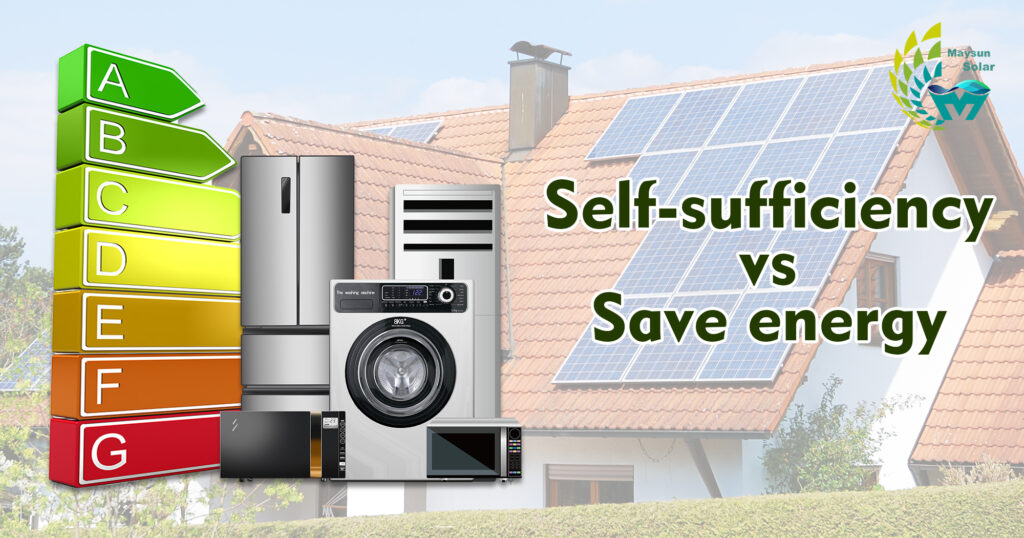 Self-sufficiency is the best way to save energy