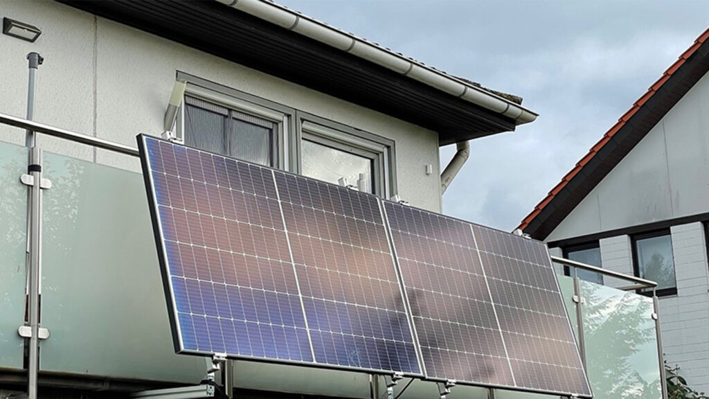 Installing small PV systems on balconies is popular in several ...