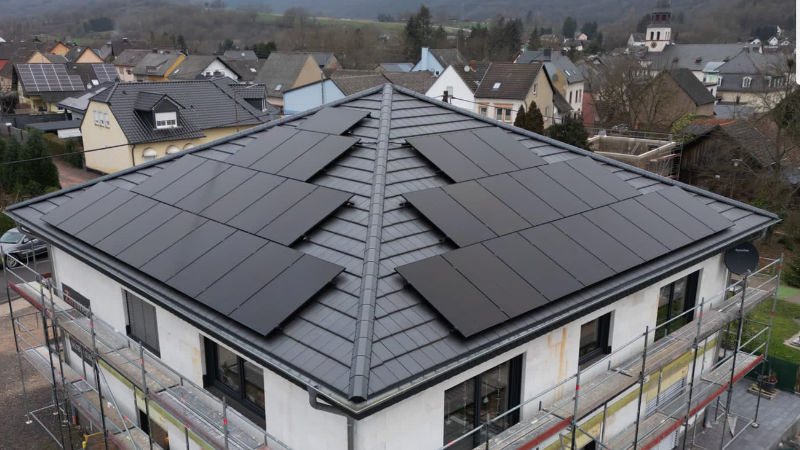 residential solar panels system